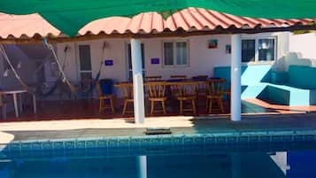 Indoor pool, outdoor pool