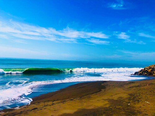 Beautiful beachfront house with private pool