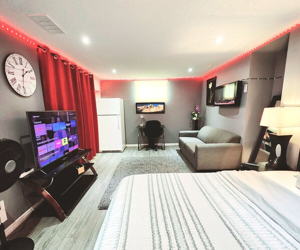 1 chambre, bureau, fer et planche Ă repasser, Wi-Fi gratuit