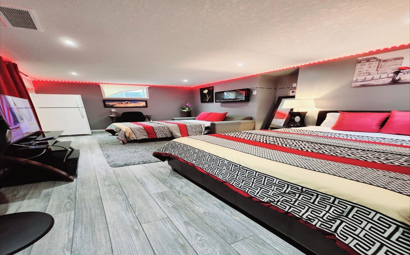 1 間睡房、書桌、熨斗/熨衫板、免費 Wi-Fi