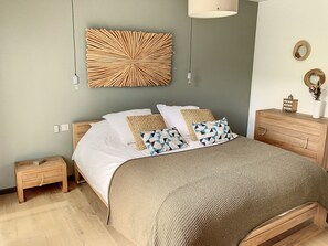5 slaapkamers, een strijkplank/strijkijzer, gratis wifi, beddengoed