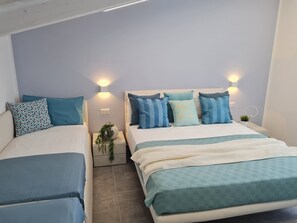 3 chambres, fer et planche à repasser, lit parapluie, Wi-Fi gratuit