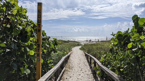 Updated Beach Home With Carport, Steps To The Sand