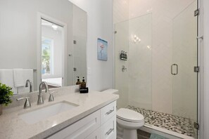 Shower, hair dryer, towels - South Padre Island 8BR Beach House | Sleeps 24 | 2 Pools (South Padre Island)
