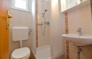 Shower, hair dryer
