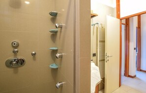 Shower, hair dryer