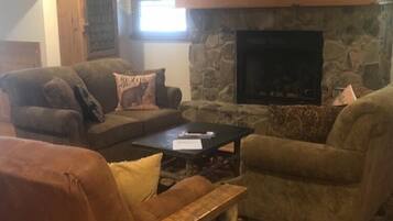 TV connectée, cheminée