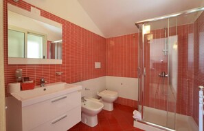 Shower, hair dryer
