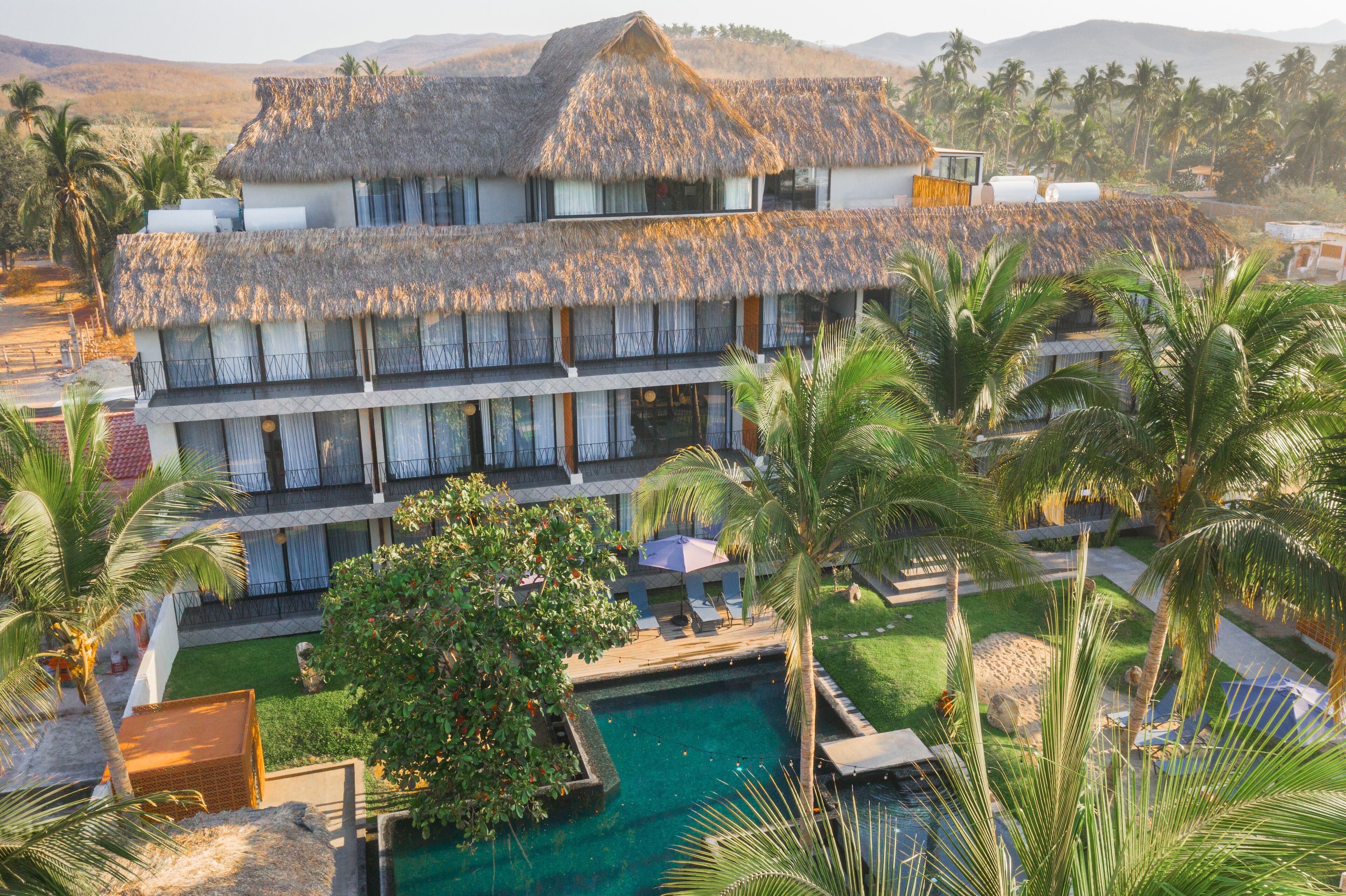 Voorkant van accommodatie