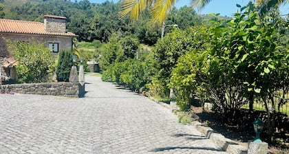 Farmhouse with pool and fireplace 20m from Spain!