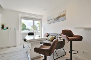 TV, DVD player, stereo - Tref Appartement 40 Meeresrauschen Niendorf - Haus Miramar (Timmendorfer Strand)