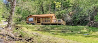 Creekside Cabin | Pet-Friendly, Hot Tub & Fire Pit