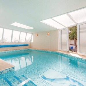 Indoor pool, a heated pool
