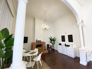 Superior Double Room | Laptop workspace, blackout drapes, iron/ironing board, free WiFi
