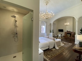 Superior Double Room | Laptop workspace, blackout drapes, iron/ironing board, free WiFi