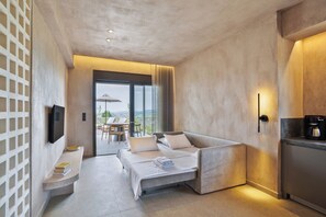 One- Bedroom Villa with private pool | Living area - Etheres (Sithonia)