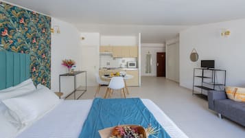 Comfort Apartment | 1 bedroom, premium bedding, down comforters, memory foam beds