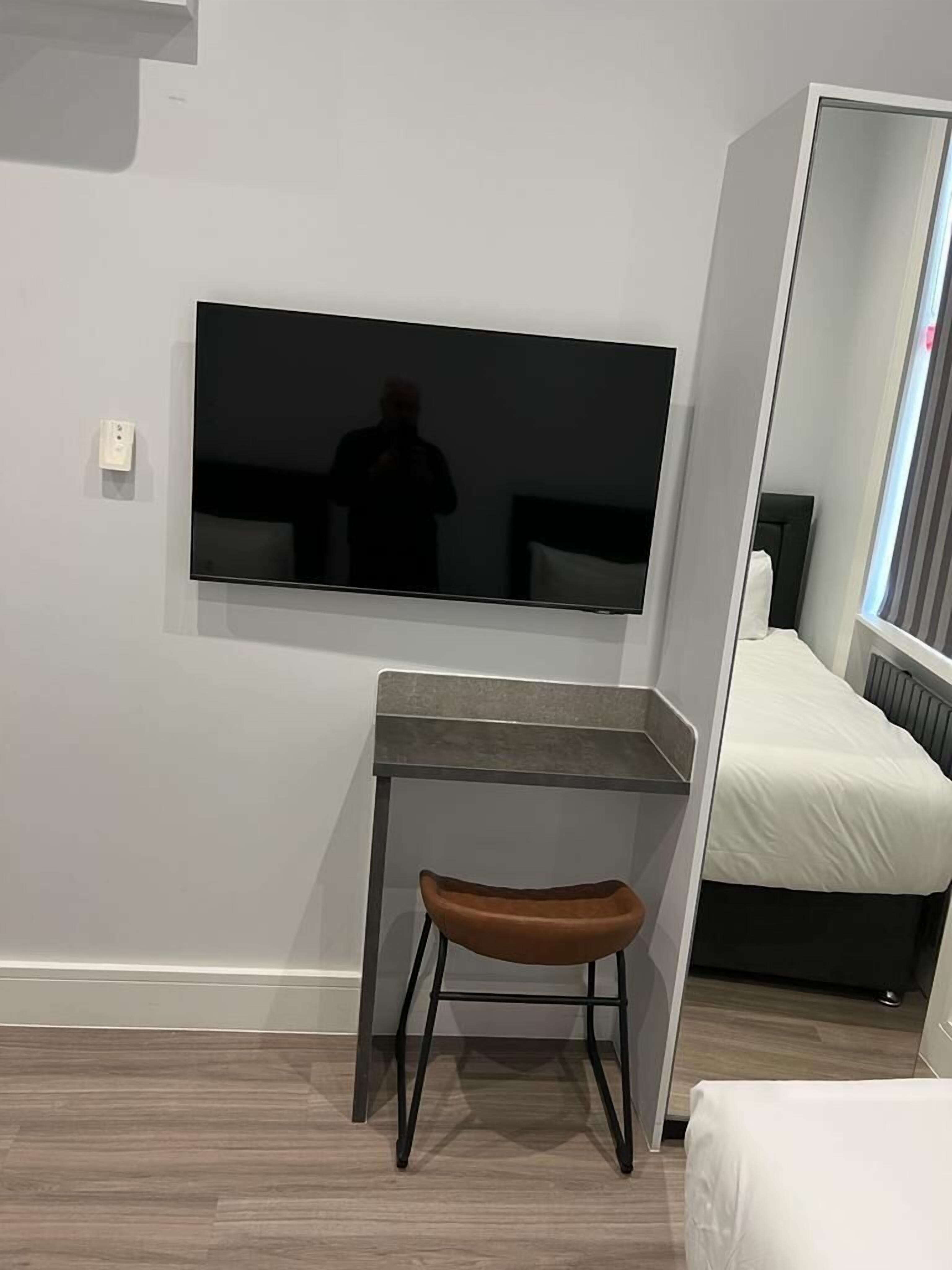 Blackout drapes, iron/ironing board, free WiFi