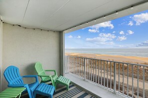 Property grounds - LINENS & DAILY ACTIVITIES INCLUDED*!  Ocean Towers 3B - 2BR/2BA direct oceanfront condo. Enjoy the views from your balcony & inside the condo! (Ocean City)