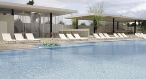 A heated pool - Acharavi Mare Hotel  (Corfu, Acharavi)