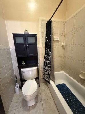 Combined shower/bathtub, hair dryer, towels - LARGE 2/1 House Near Beach/Downtown with KING BED (Saint Petersburg)