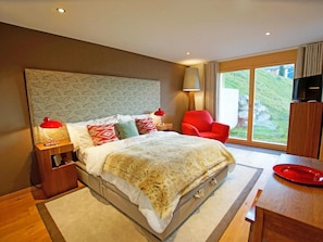 3 bedrooms, WiFi, bed sheets - Wifi, sauna, terrace, balcony, fireplace or stove, parking, tv, ski locker, 97m², Veysonnaz (Veysonnaz)