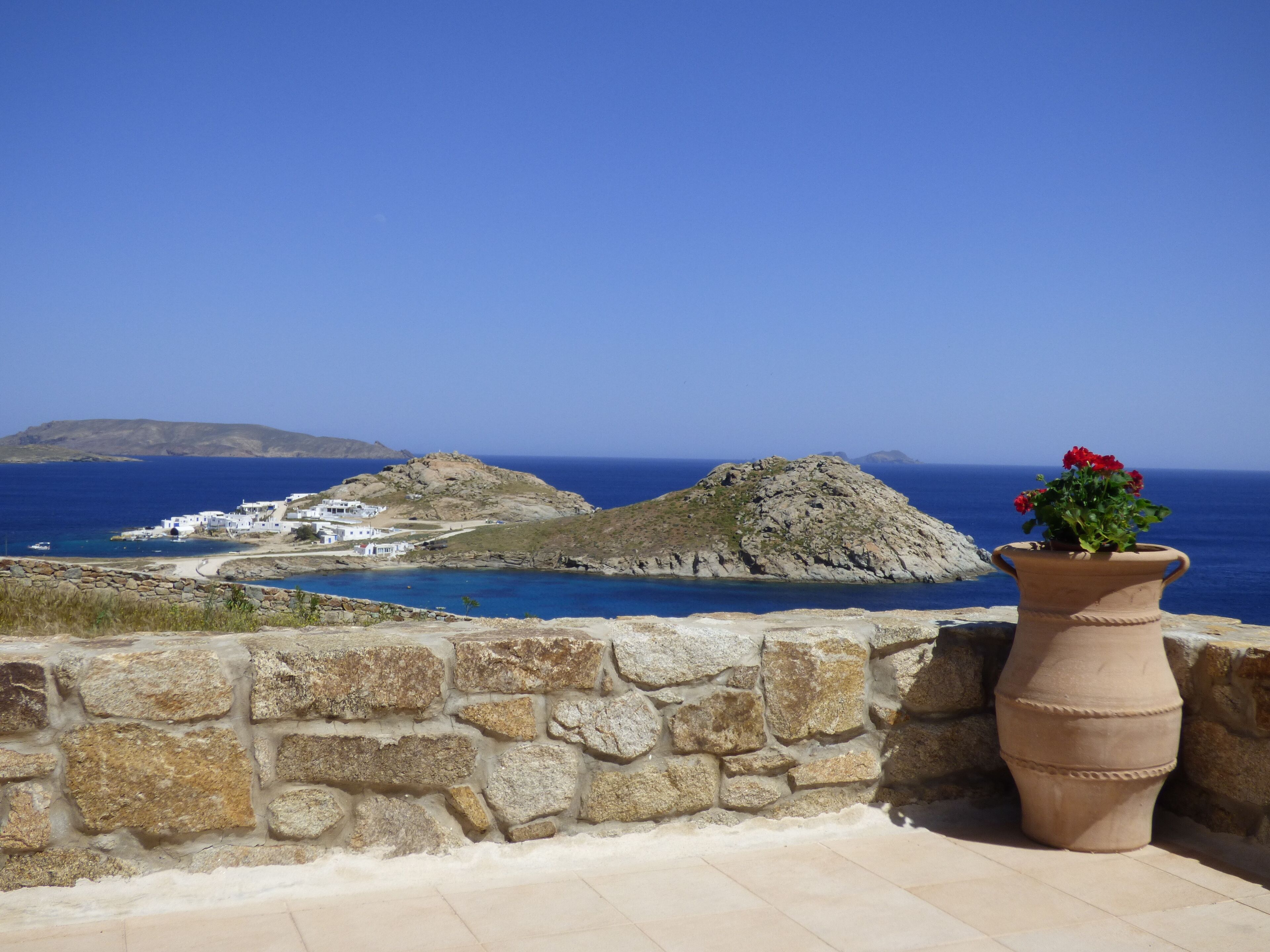 Blick von der Unterkunft