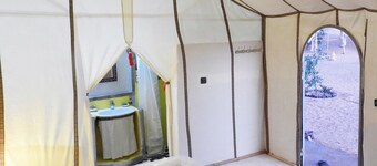 Sleeping in a luxury tent in Merzouga