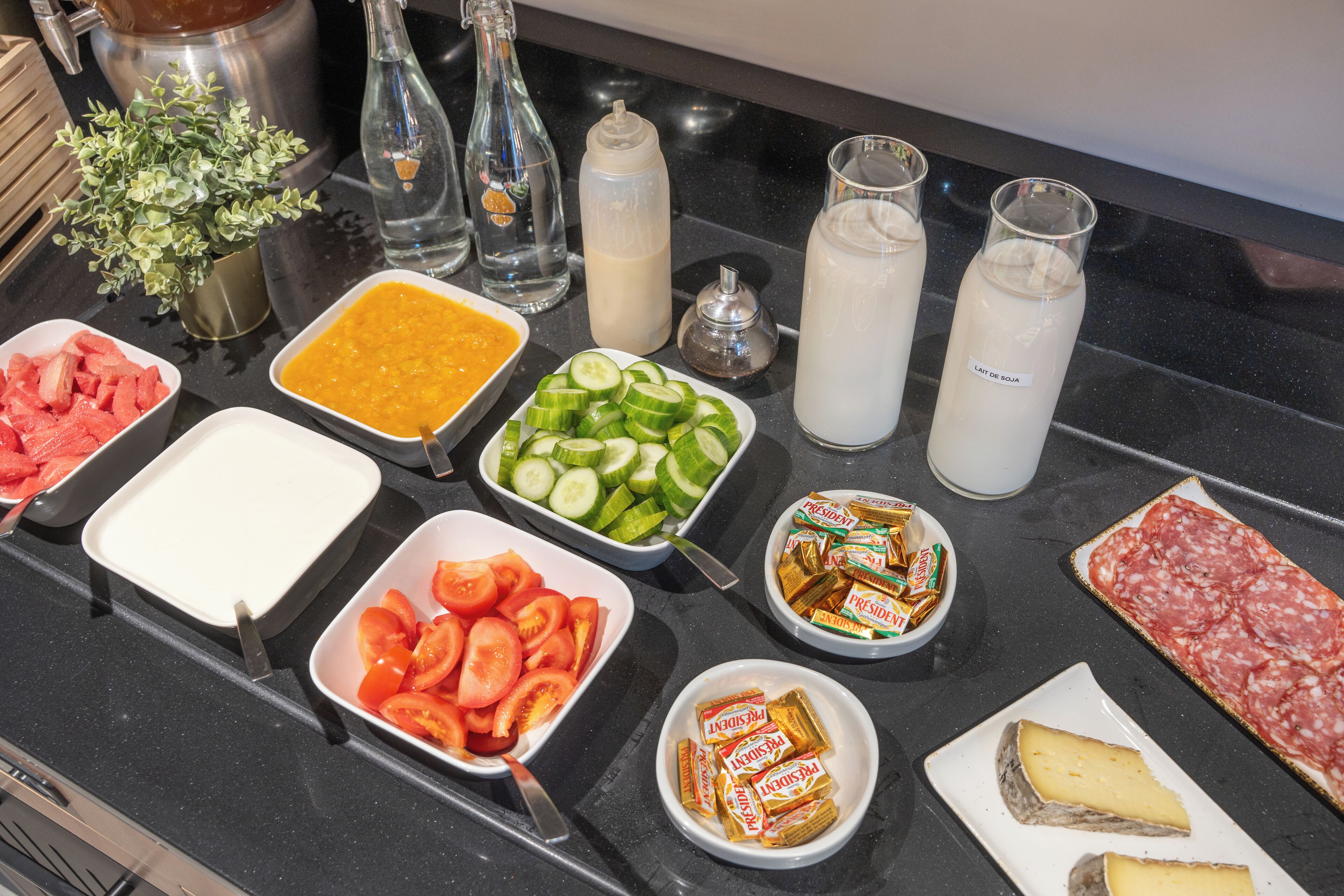 daily buffet breakfast (eur 14 per person)
