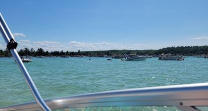 1.5 Miles from Bellaire, 8 from Torch Lake, two ponds and stream 10 acres.