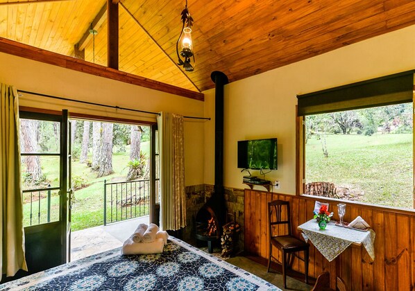 Cabaña exclusiva | Decoración individual y mobiliario individual