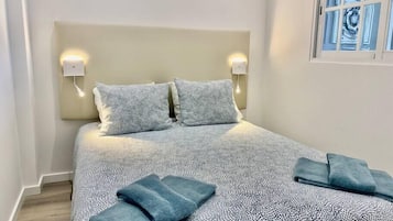 1 bedroom, iron/ironing board, travel crib, WiFi