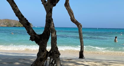 Beautiful air-conditioned villa, sleeps 11, private pool, near Moriani Plage.