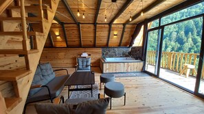 奢华平房, 1 间卧室, 山景, 行政层 | 埃及棉床单、高档床上用品、特色装修、特色家居