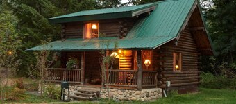 The Log Cabin on 8 acres