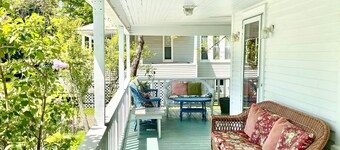 Spacious and Historic Downtown Home 1 minute walk from the ocean.