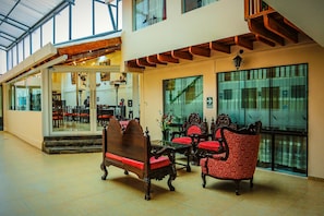 Sitteområde i lobbyen