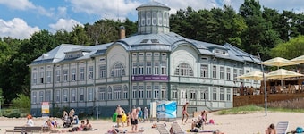 Jurmala Beachfront Art Gallery Mansard Suite in Historic Bath-House