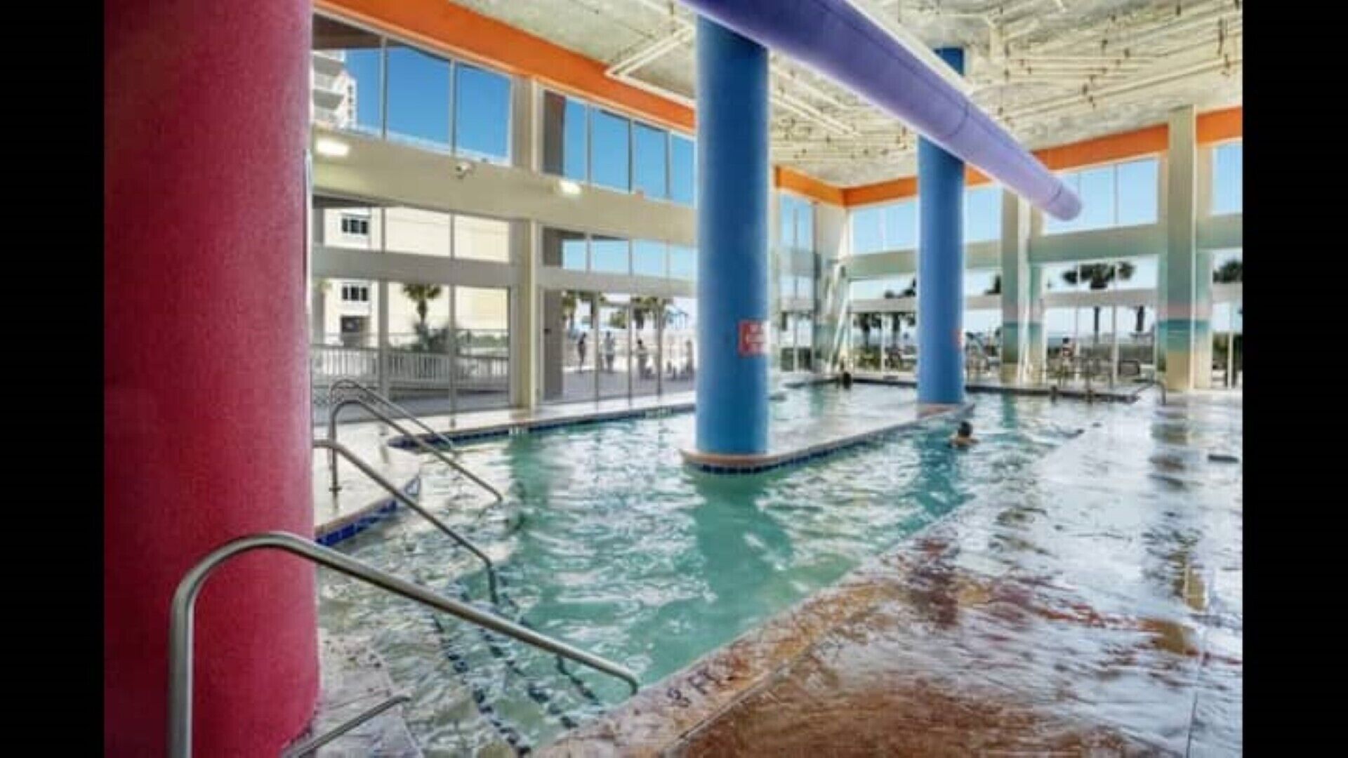 Indoor pool, outdoor pool