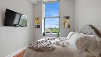 1 Schlafzimmer, BĂŒgeleisen/BĂŒgelbrett, kostenloses WLAN, BettwĂ€sche