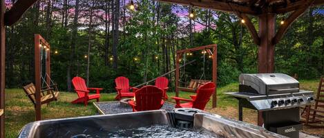 Bain à remous extérieur