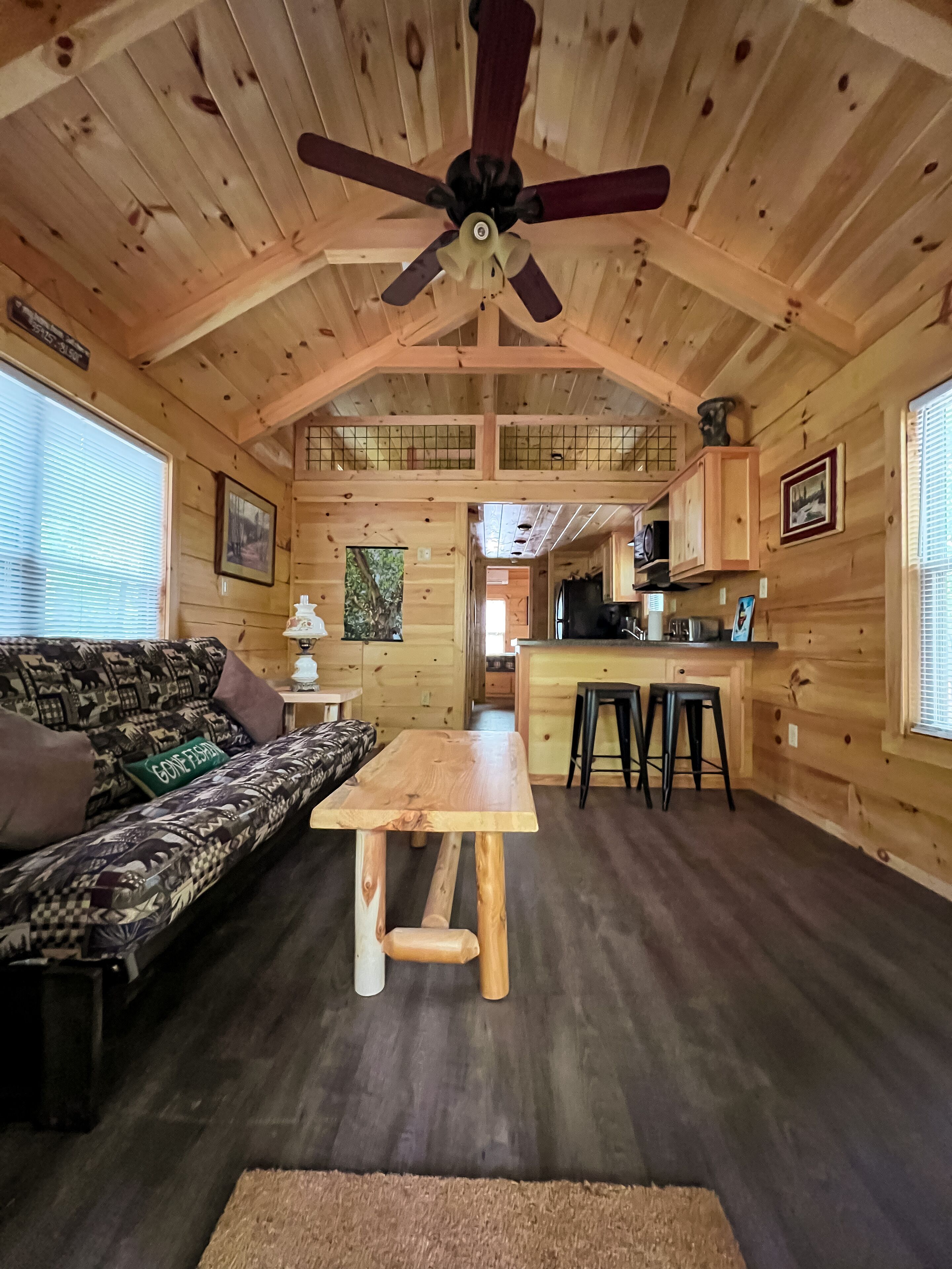 Escape to nature in this cabin 