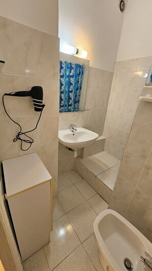 Shower, hair dryer, bidet - Air-conditioned Studio 100M from the beach between Calvi and Ile Rousse, Free Parking (Lumio)