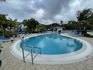 Pool - Great small resort right on the beach.  Pool with bar. (St Thomas)