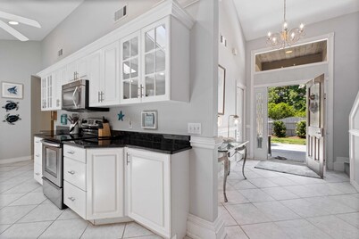 Spacious Upscale Home with Direct Private Access to the Beach and Heated Pool!