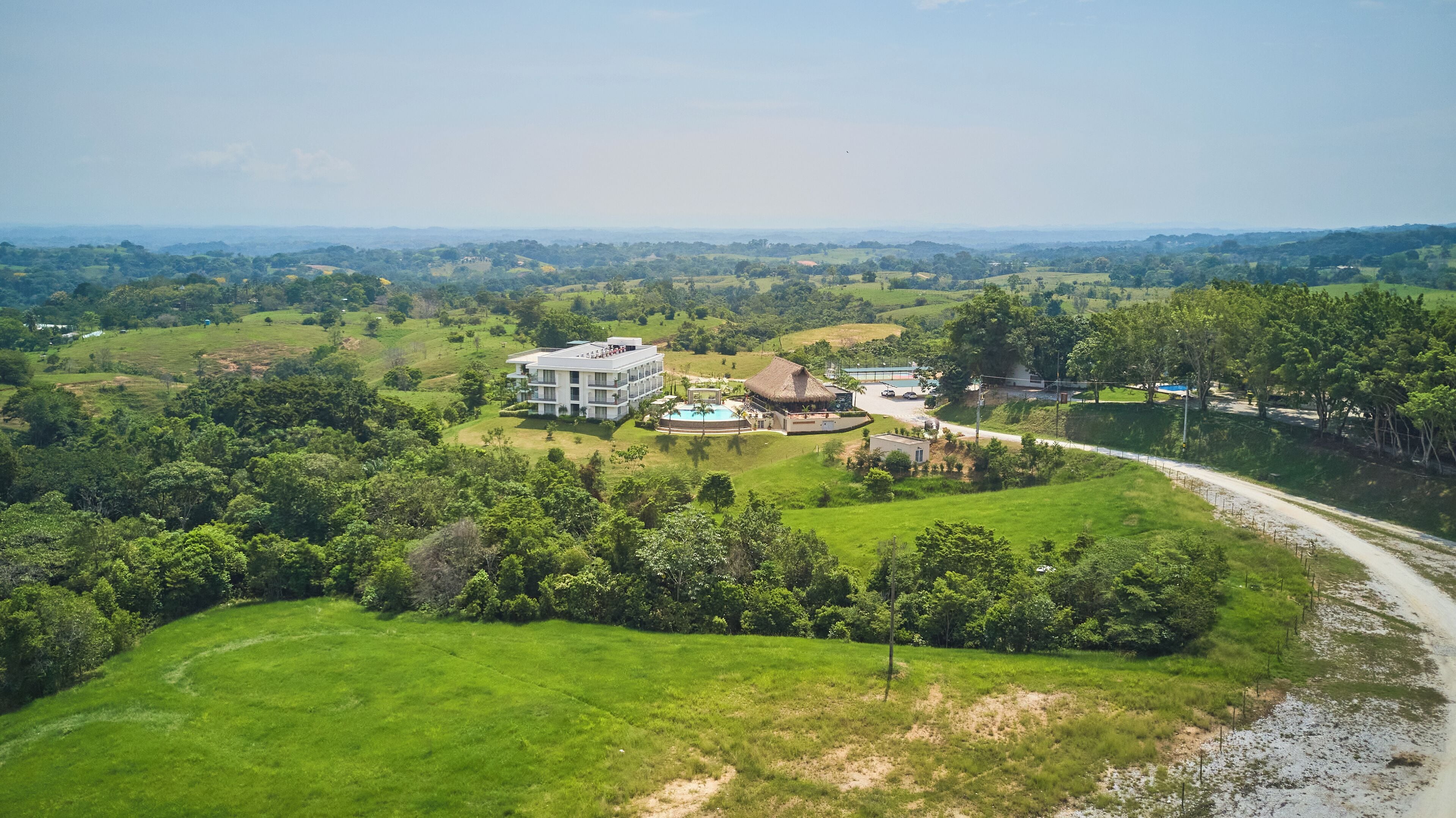 Entrada de la propiedad