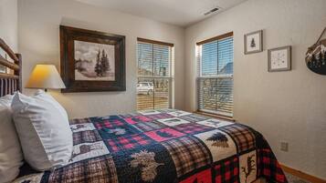1 bedroom, iron/ironing board, travel crib, free WiFi