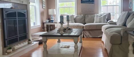 スマートテレビ、暖炉