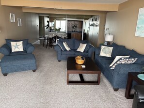 TV - Direct ocean views from extra large balcony!  Over 1200 square feet! (Old Orchard Beach)