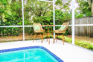 Terrace/patio - Homely Private 3-bed villa and pool close to Disney (Kissimmee)